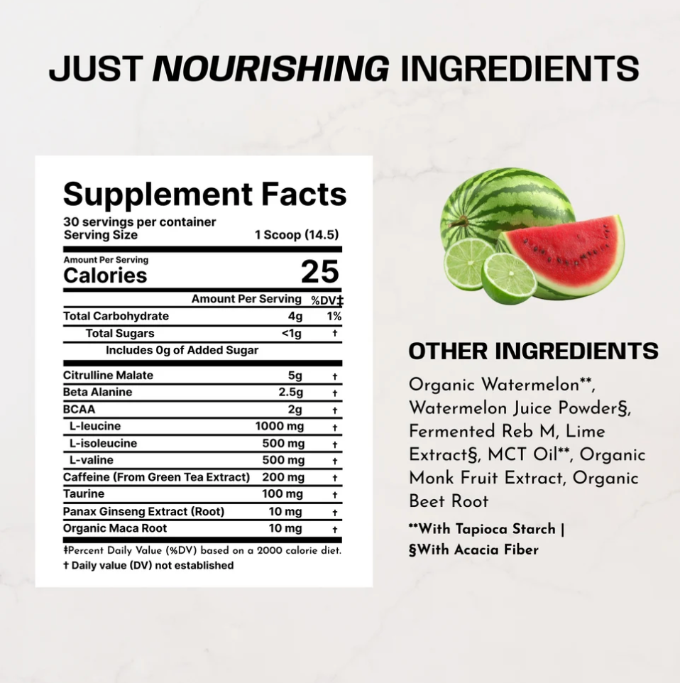 Watermelon Lime Performance Pre-Workout