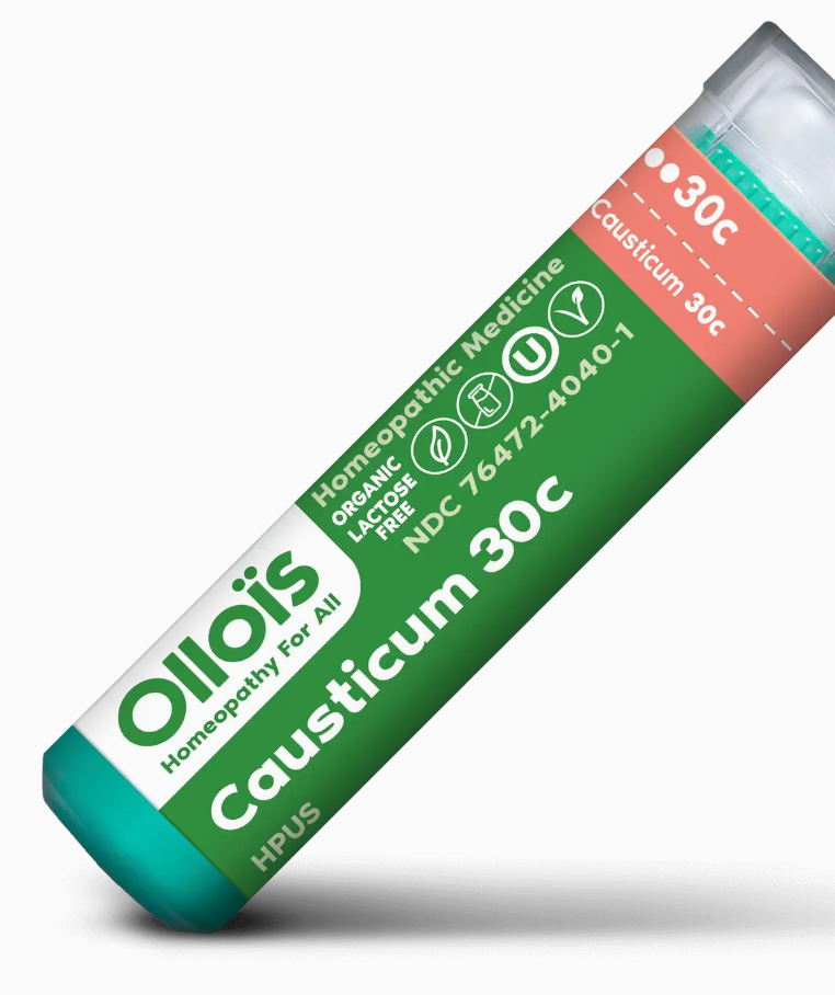 Olloïs Causticum 30c Organic & Lactose-Free Pellets, 80ct