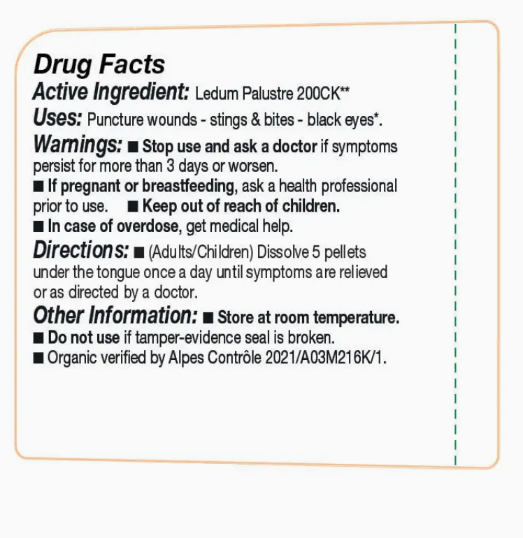 Olloïs Ledum Palustre 200CK Vegan Organic Kosher, 80 Pellets