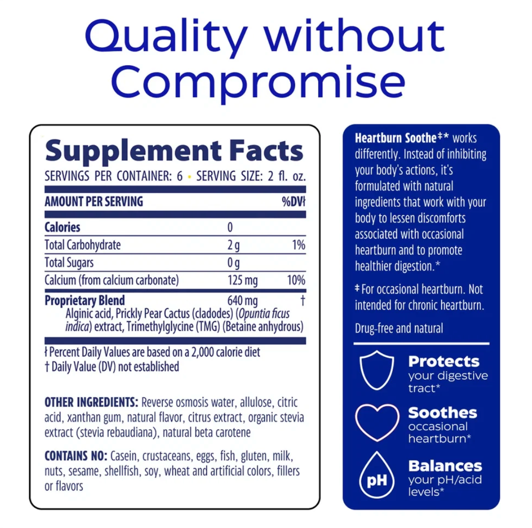 Heartburn Soothe‡* Fast-Acting Liquid