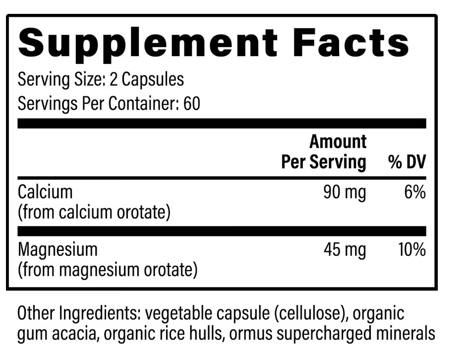 Calcium & Magnesium