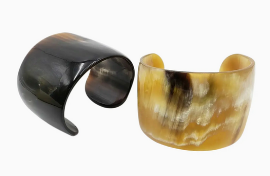 Natural Buffalo Horn Cuff Bracelet
