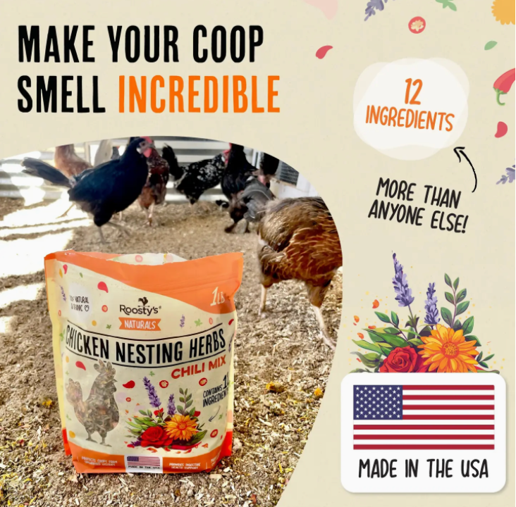 Chicken Nesting Herbs | Pest Repellent | For Chicken Coops