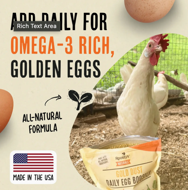 Gold Dust Daily Egg Booster