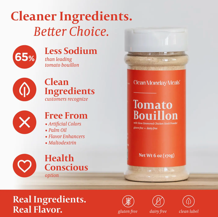Tomato Bouillon with Slow Simmered Chicken Stock Powder