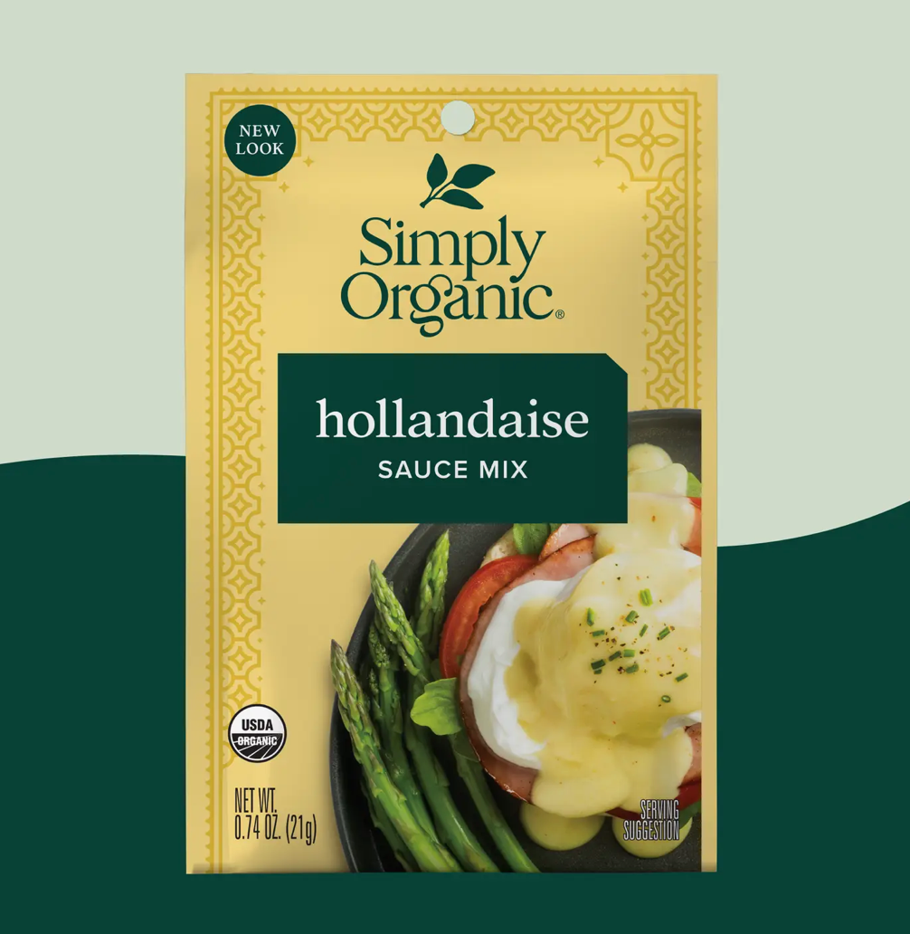 Hollandaise Sauce Mix, Certified Organic, Kosher, 0.74 oz