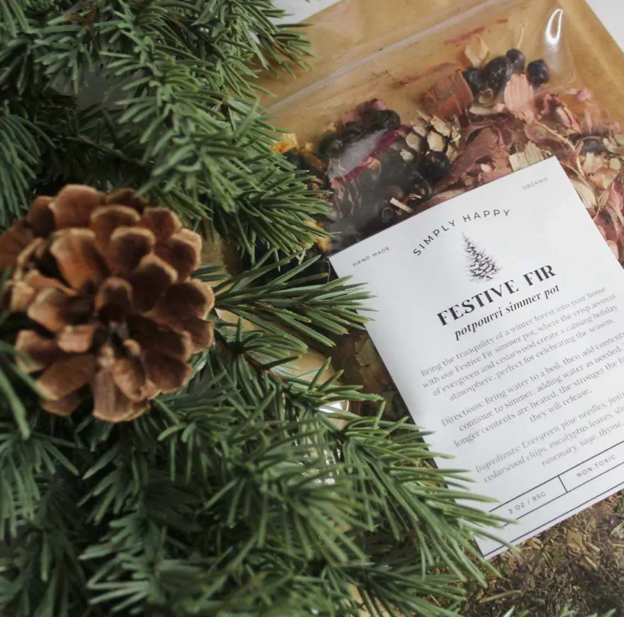 Festive Fir | Organic Potpourri Simmer Pot Blend