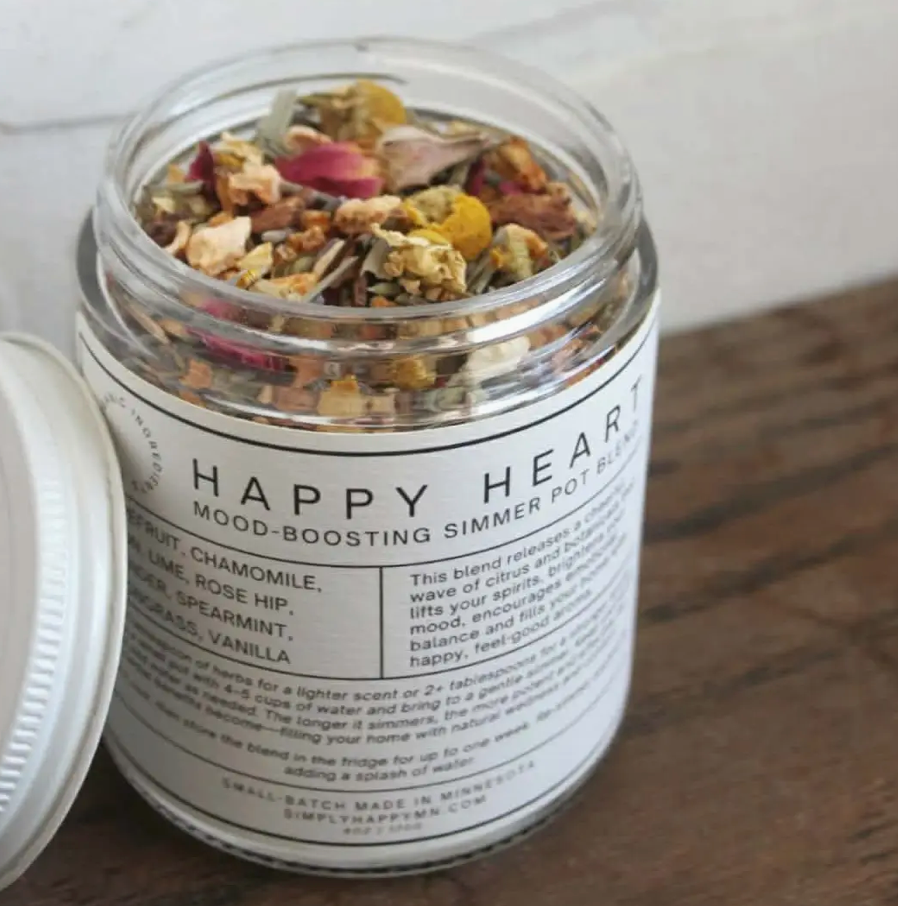 Happy Heart | Mood-Boosting Simmer Pot Blend