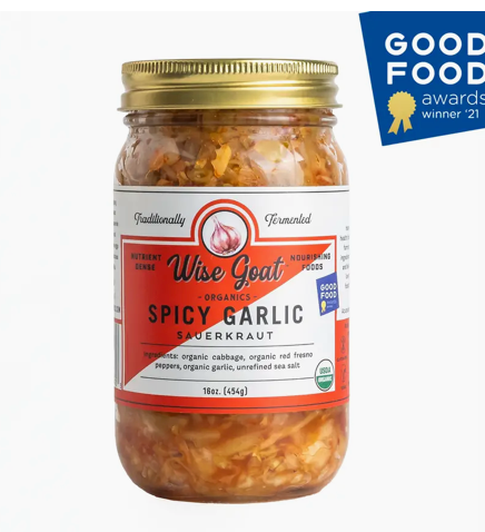 Spicy Garlic Kraut - Raw & Organic