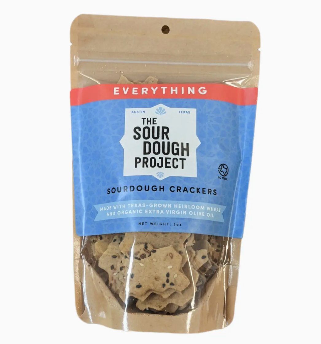 Everything Sourdough Crackers (3 oz Pouch)