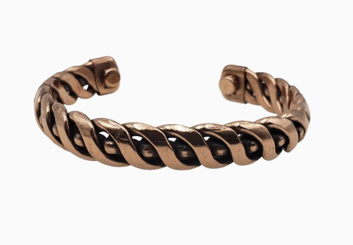 Pure Copper Magnetic Bracelet Arthritis Pain Therapy