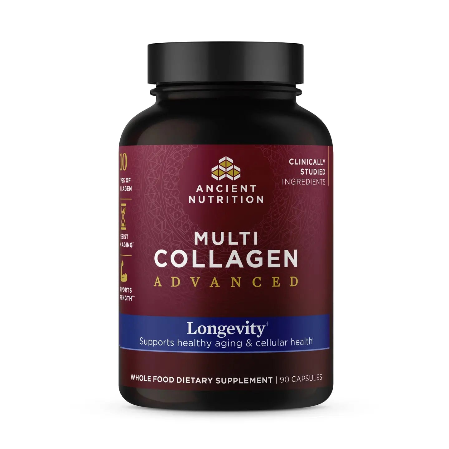 Multi Collagen Advanced Longevity† | Capsules (30 Servings)