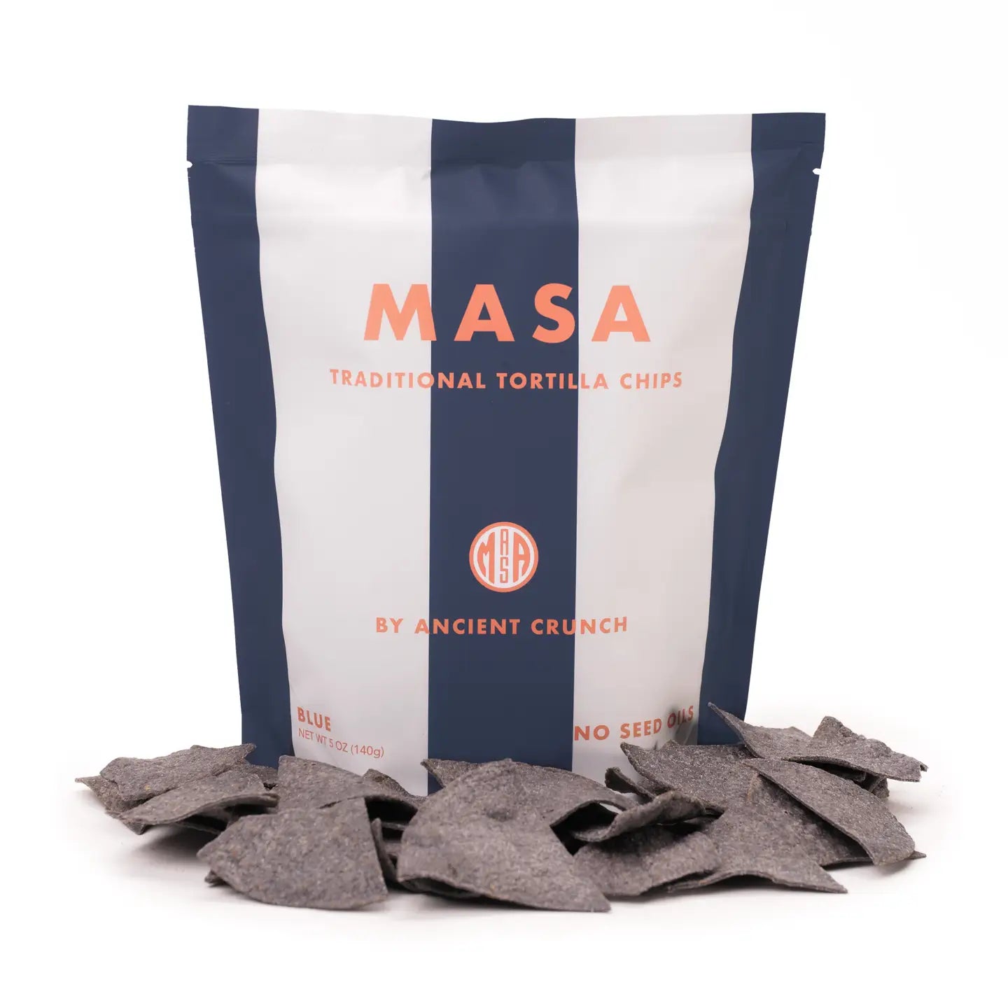 Masa Chips, Blue, 5oz Bag