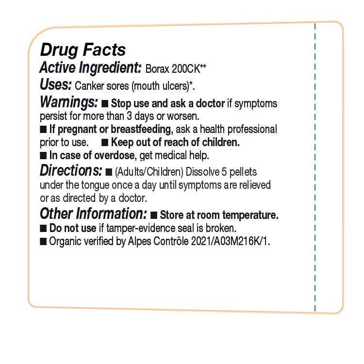 Olloïs Borax 200CK Vegan Organic Kosher, 80 Pellets