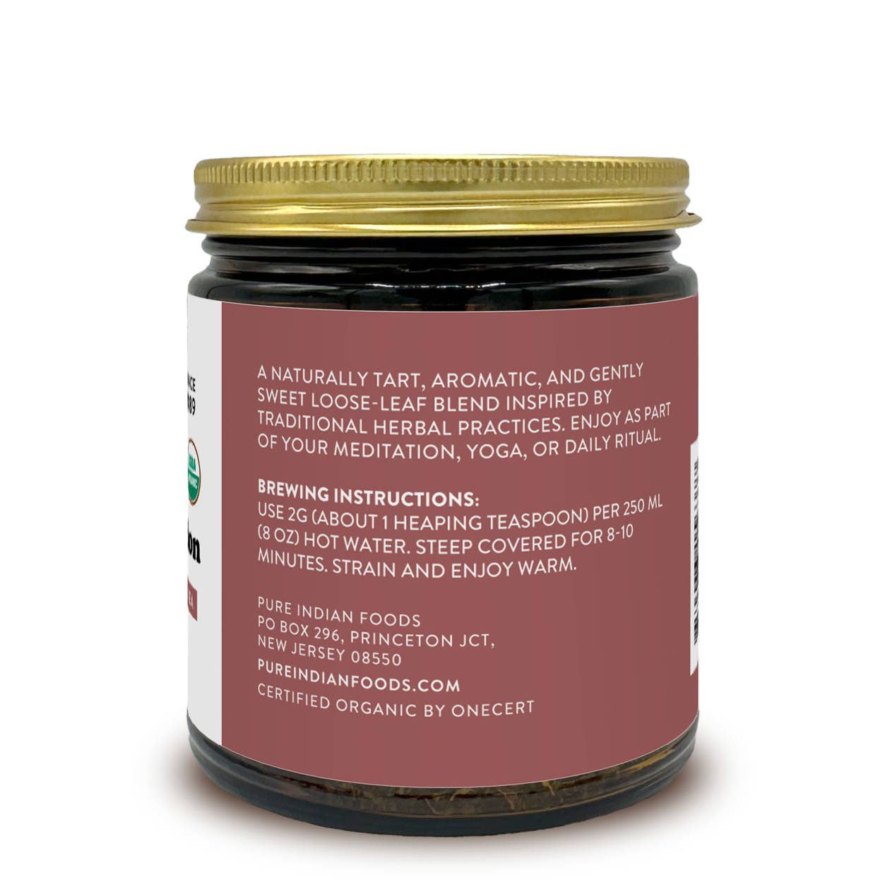 Mediteation Loose Leaf Herbal Tea, Certified Organic - 2oz