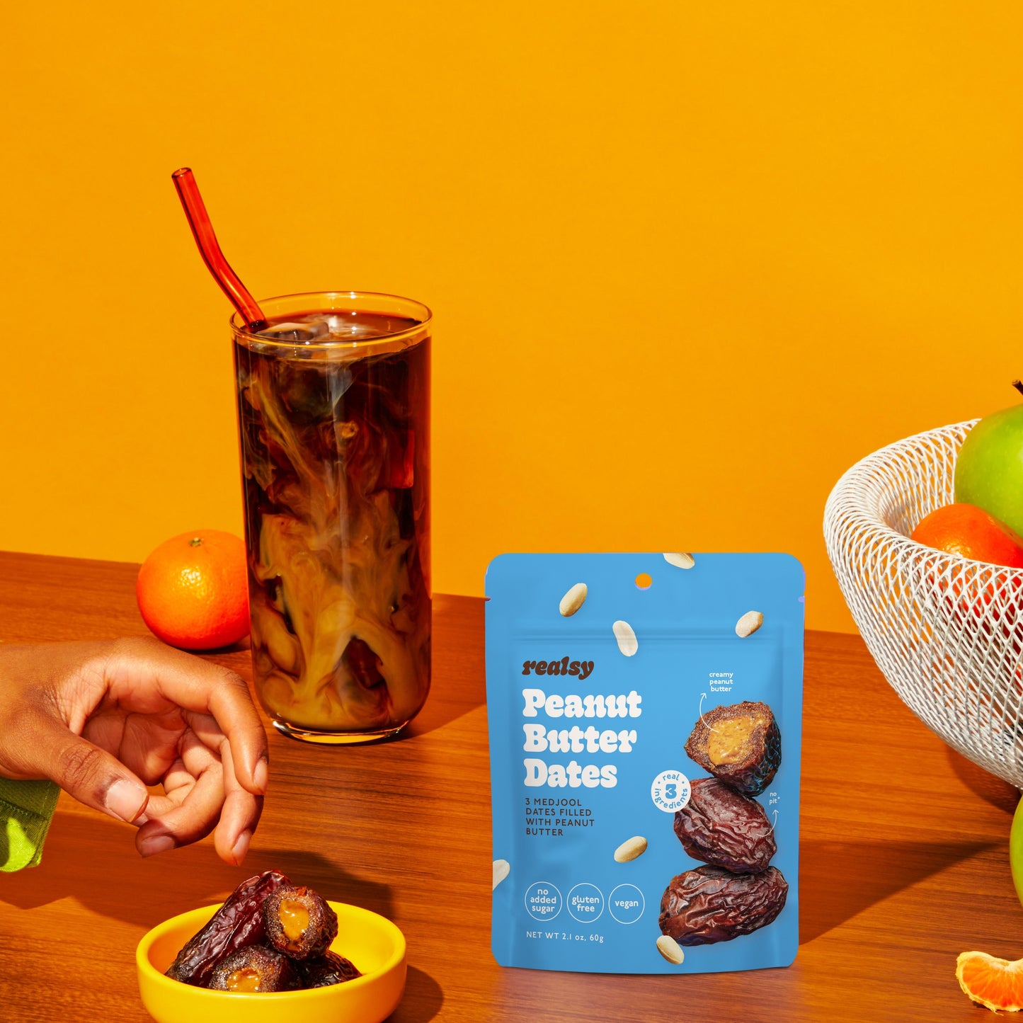 Peanut Butter Filled Medjool Date Snack Pack