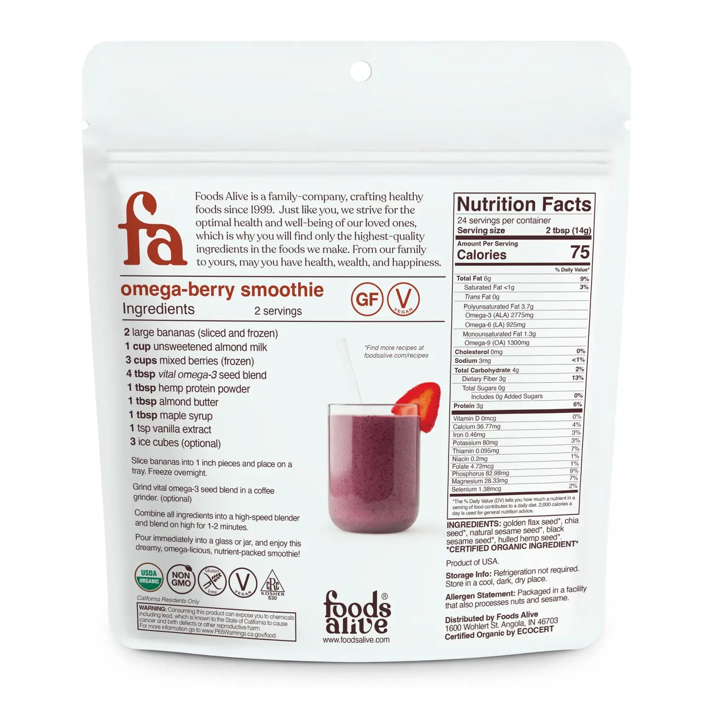 Vital Omega-3 Seed Blend