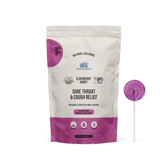 Sore Throat & Cough Aid Lollipop 10 Count