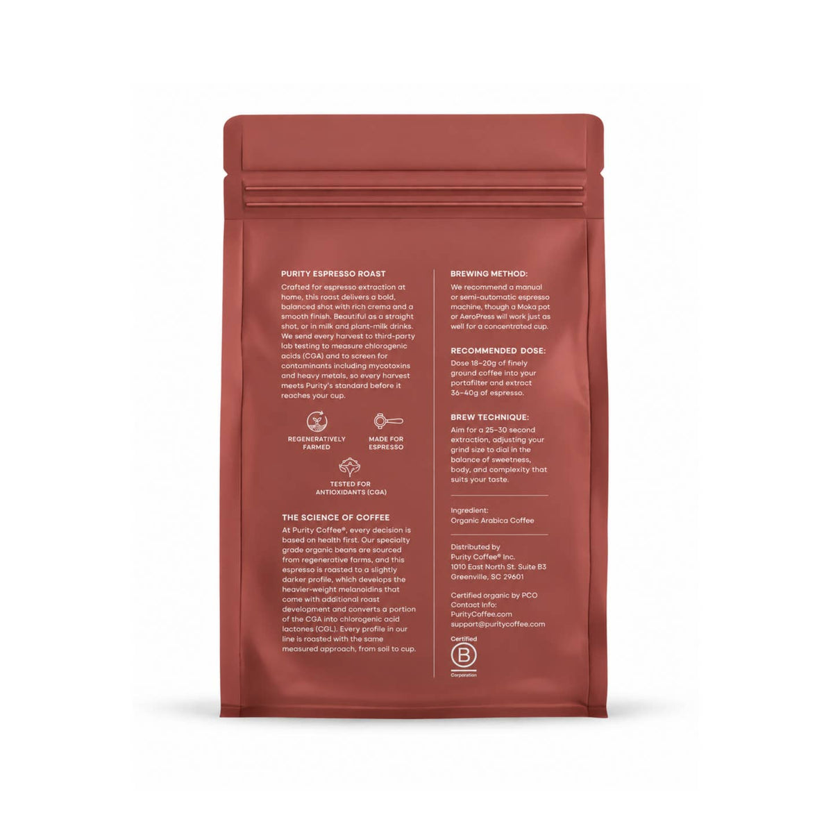 Organic Whole Bean Espresso 12oz