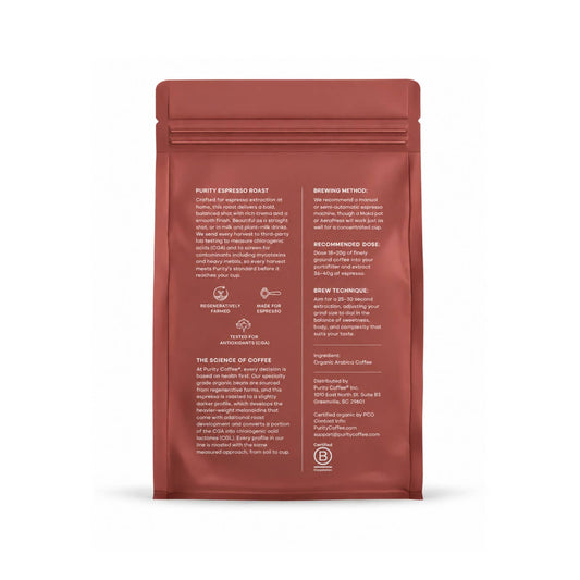 Organic Whole Bean Espresso 12oz