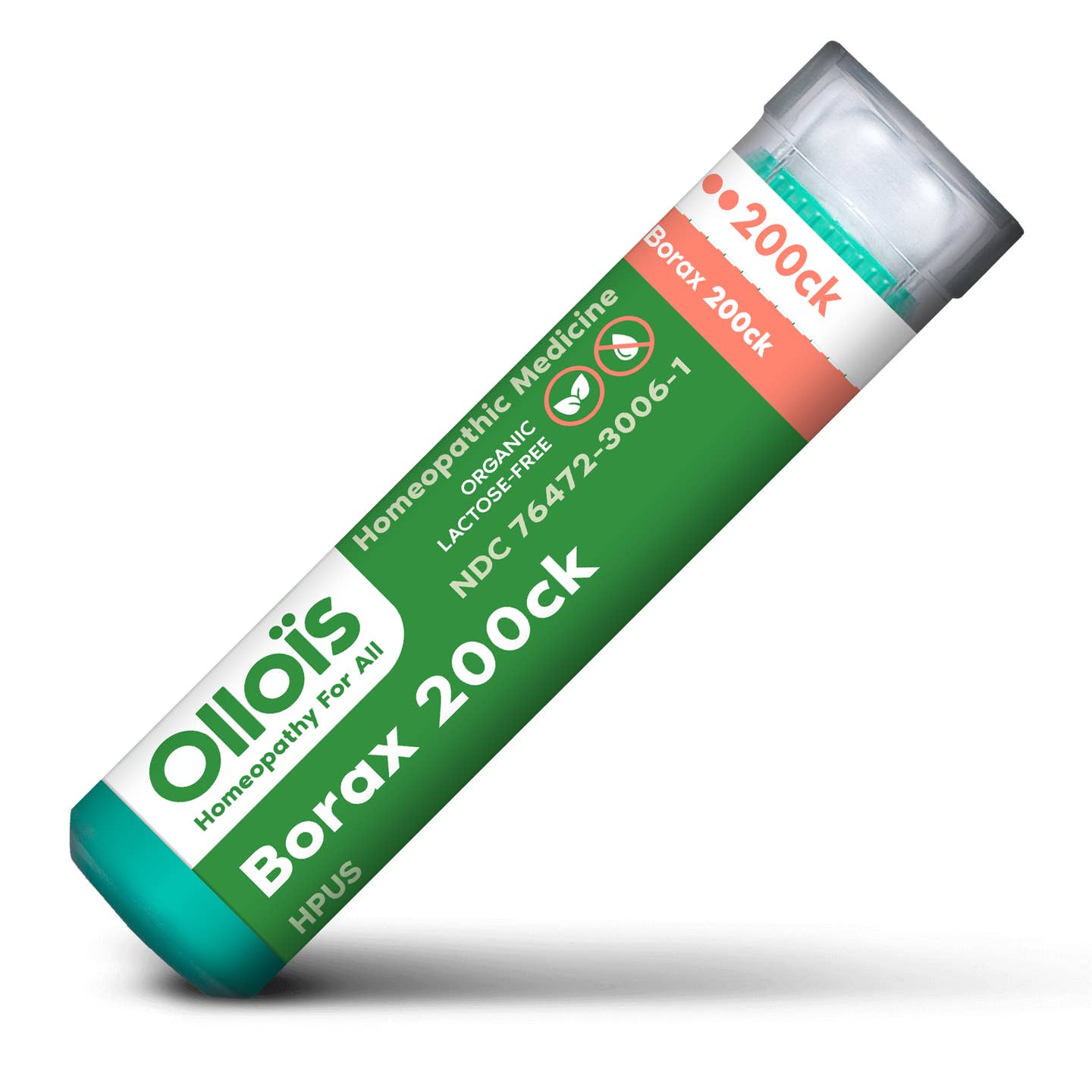 Olloïs Borax 200CK Vegan Organic Kosher, 80 Pellets