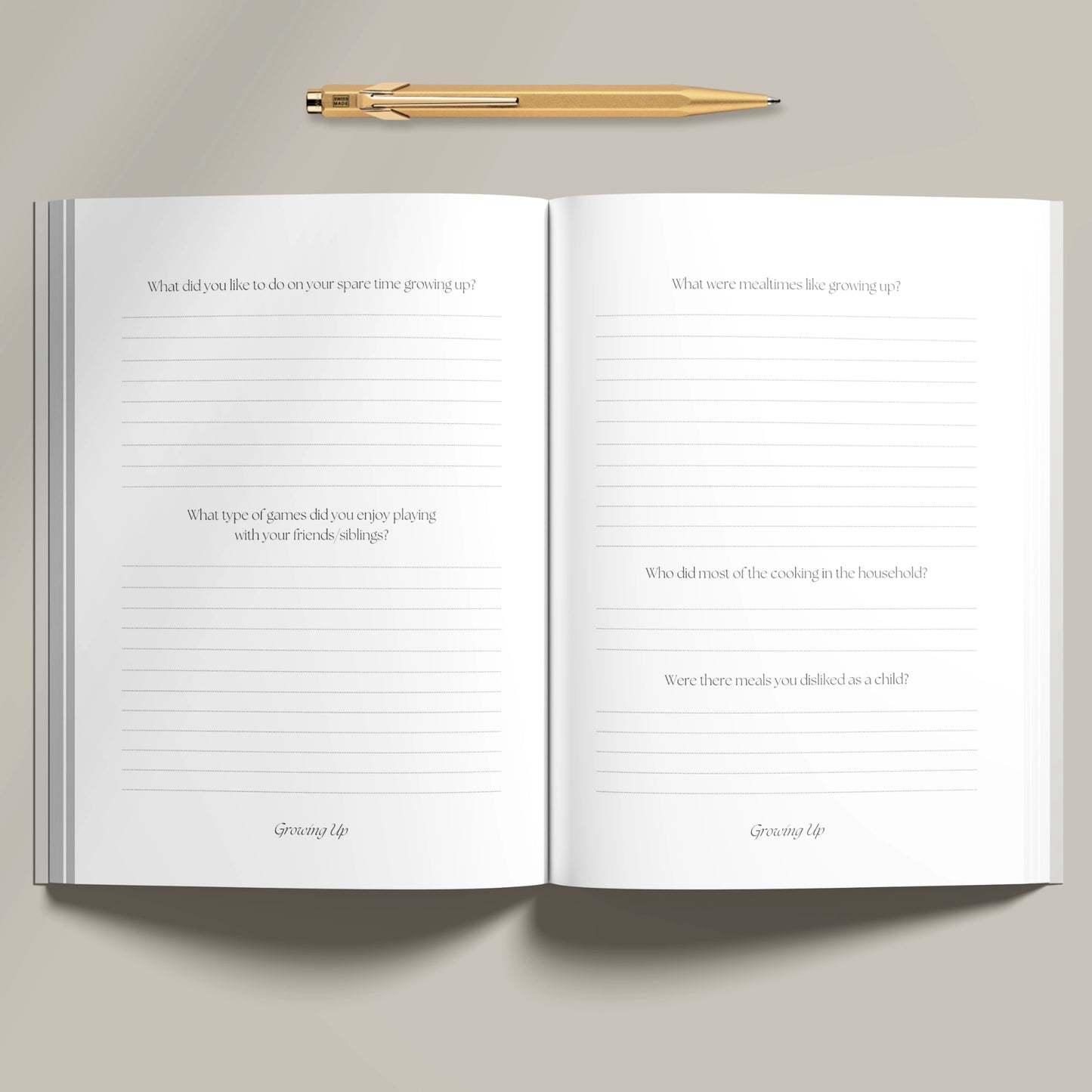 A Memory and Keepsake Journal For Family