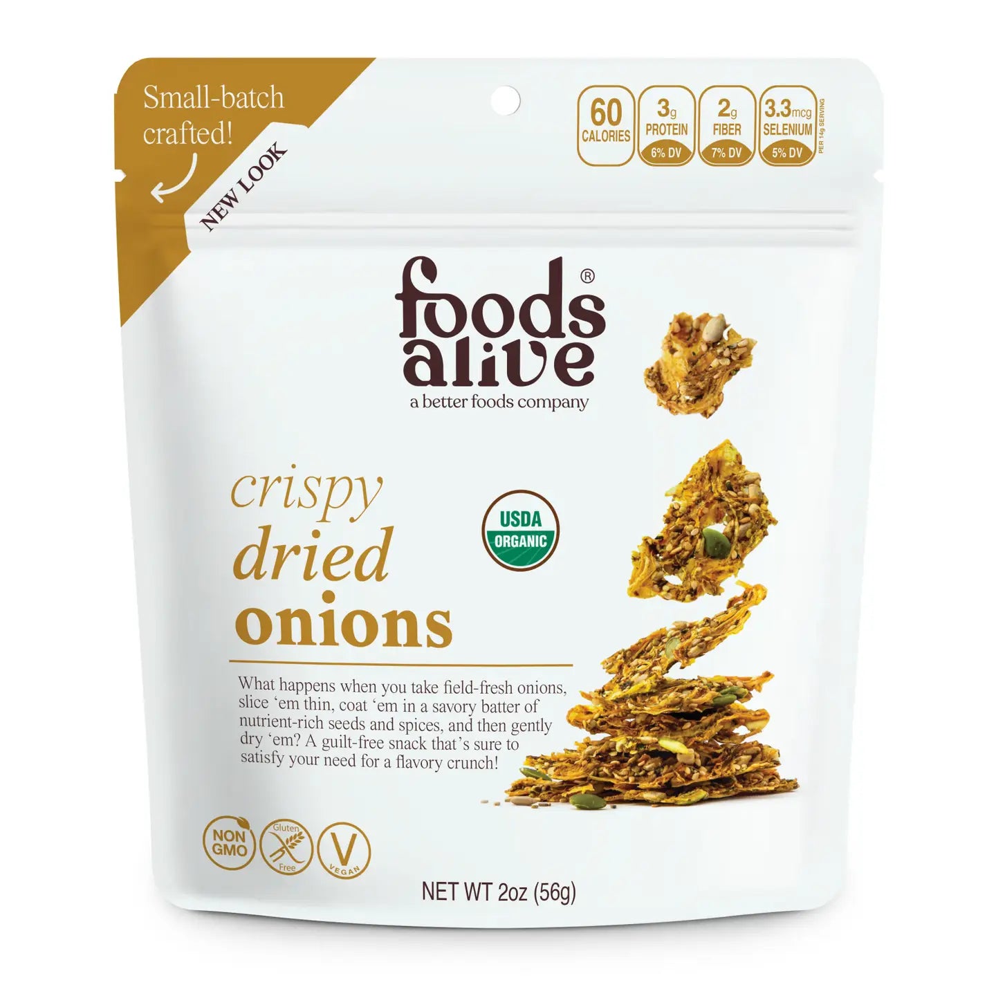 Crispy Dried Onions - Organic