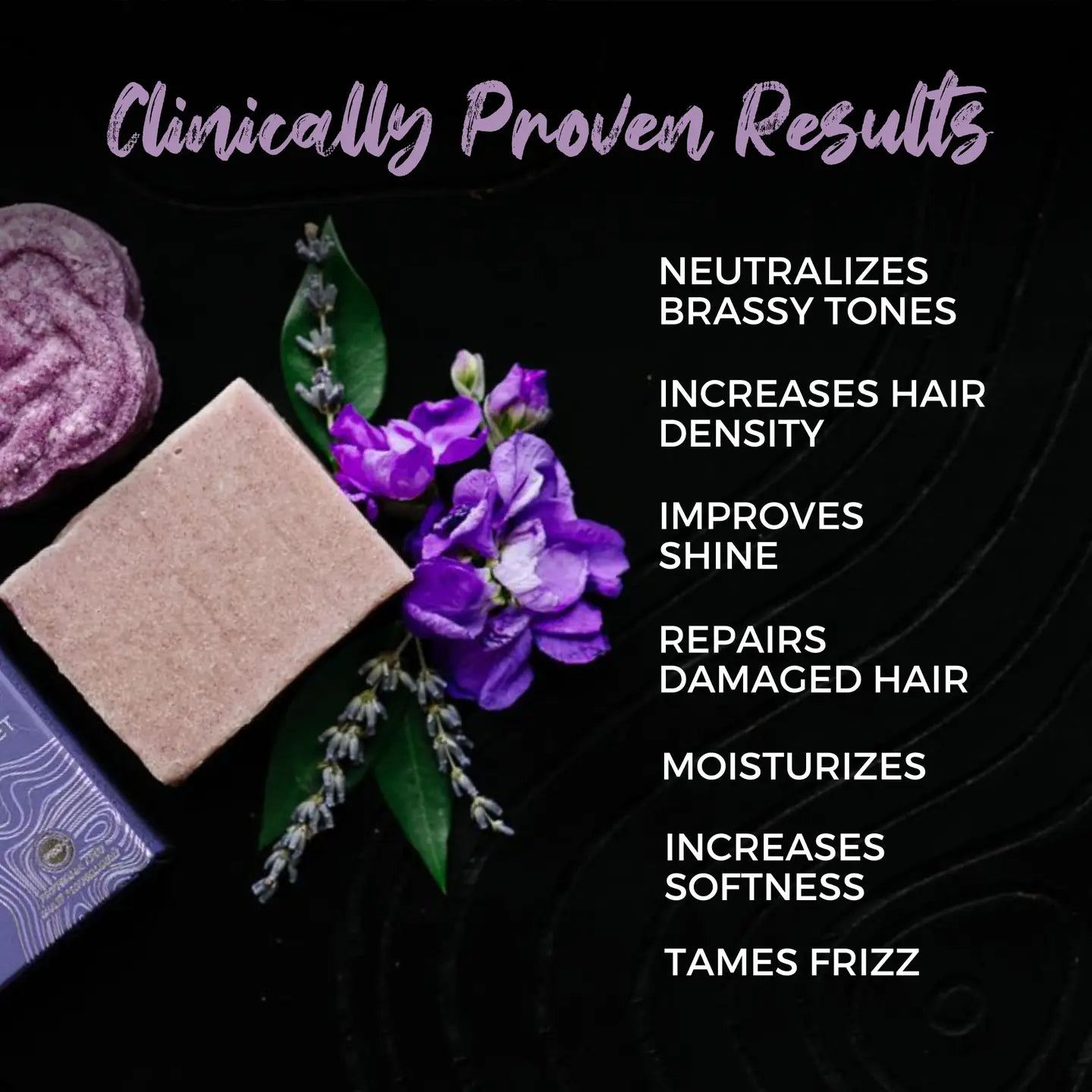 Purple Toning Biotin Conditioner Bar for Blonde & Gray Hair