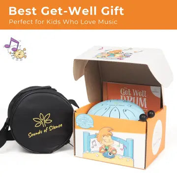 The Get Well Drum – 6” Steel Tongue Drum For Kids with Music