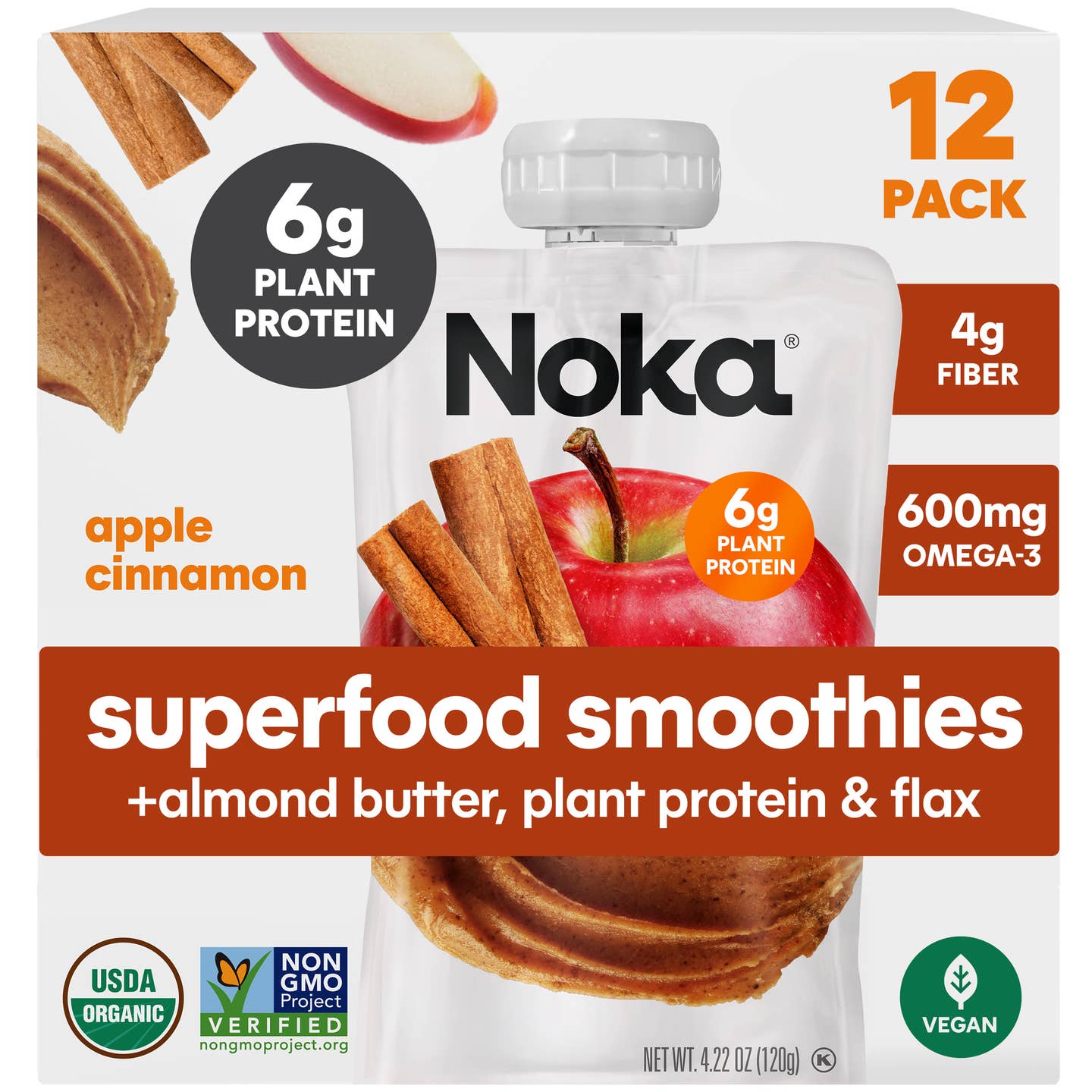 Superfood Smoothies, Apple Cinnamon Almond Butter