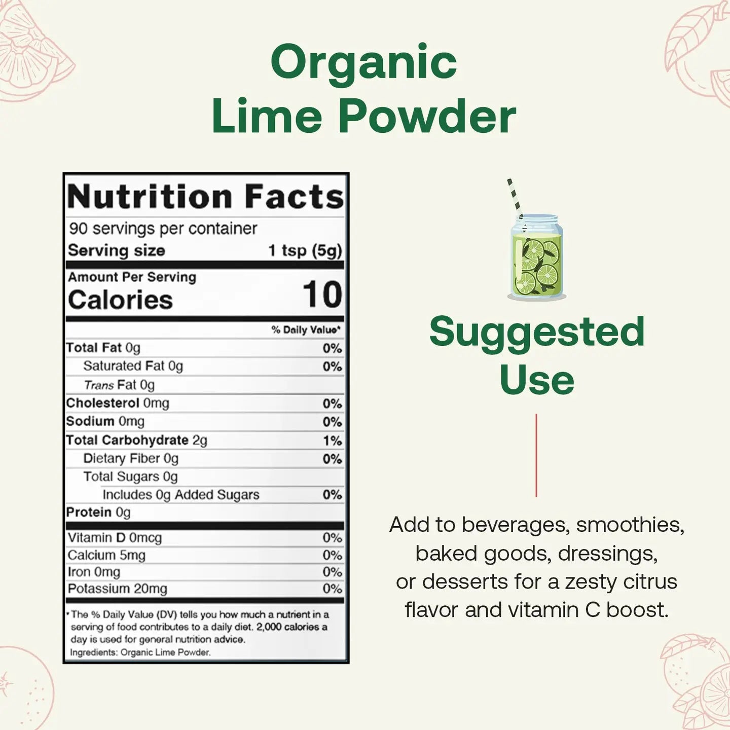 Organic Lime Powder