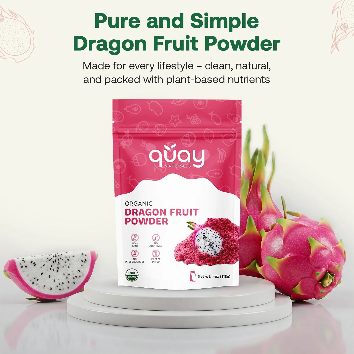 Organic Dragon Fruit Powder