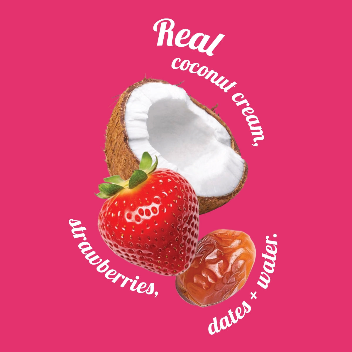 Strawberries and Cream Fruit Pops – Organic Fruit Popsicle