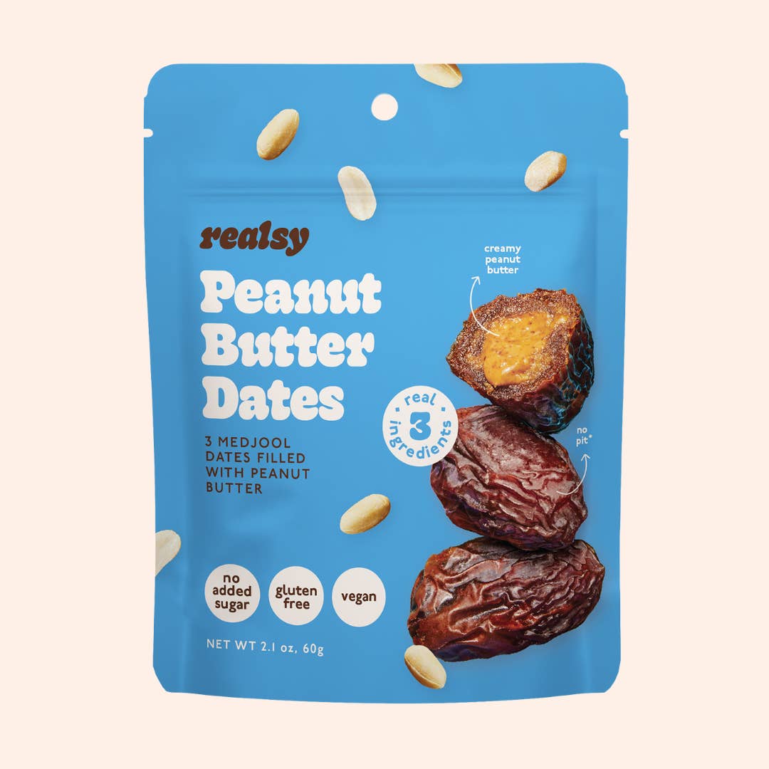 Peanut Butter Filled Medjool Date Snack Pack