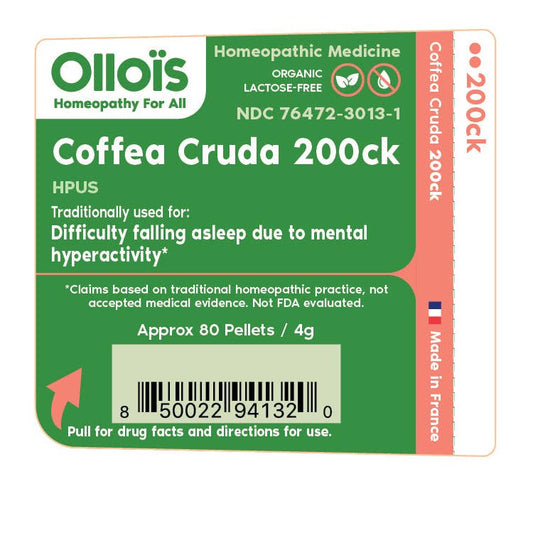 Olloïs Coffea Cruda 200CK Vegan Organic Kosher, 80 Pellets
