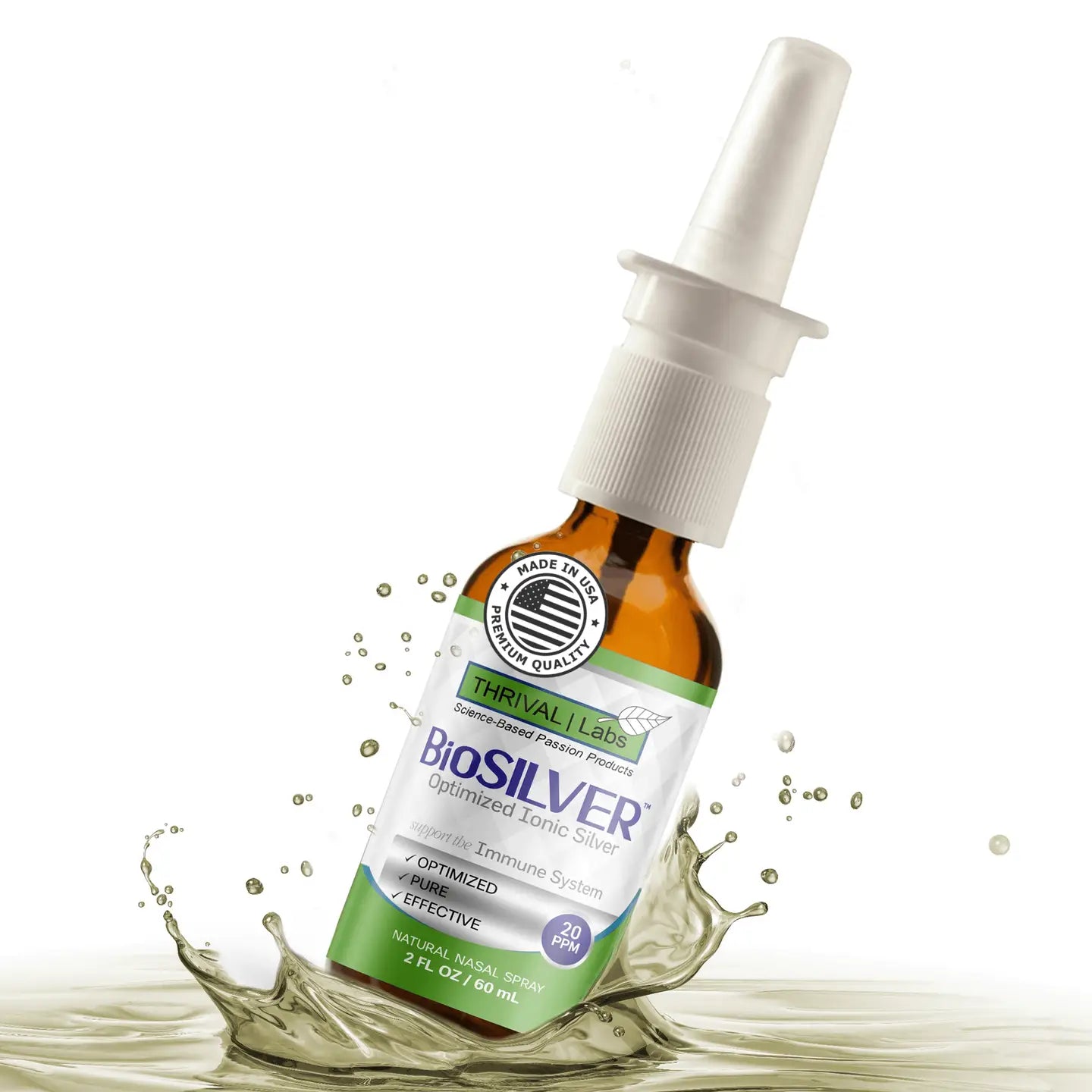 Biosilver 20 Ppm Ionic Colloidal Silver For Immune Support