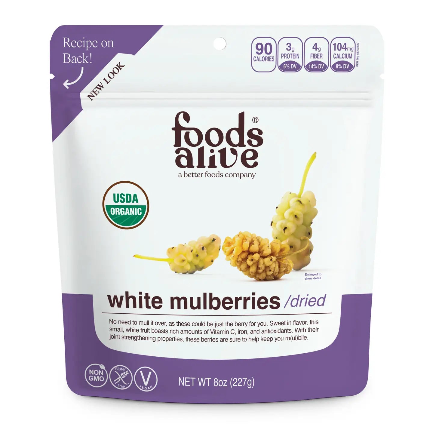 White Mulberries - Organic