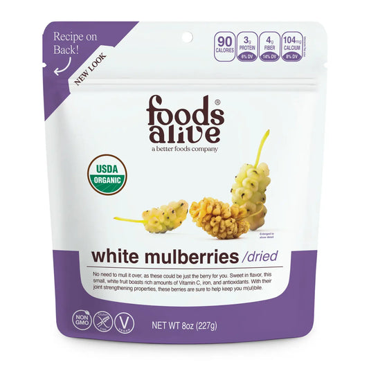 White Mulberries - Organic