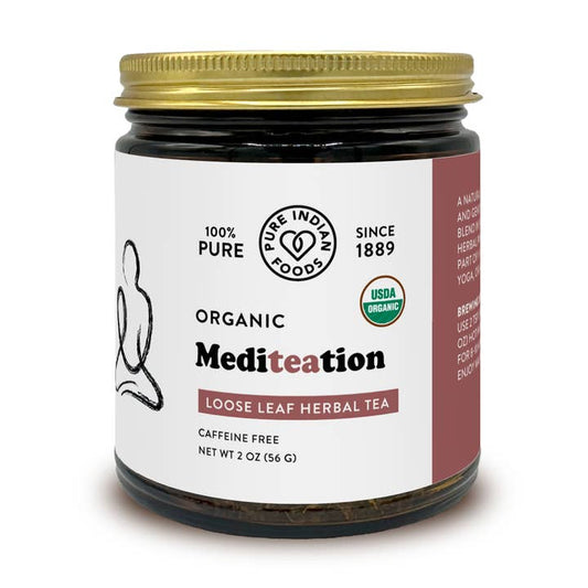 Mediteation Loose Leaf Herbal Tea, Certified Organic - 2oz