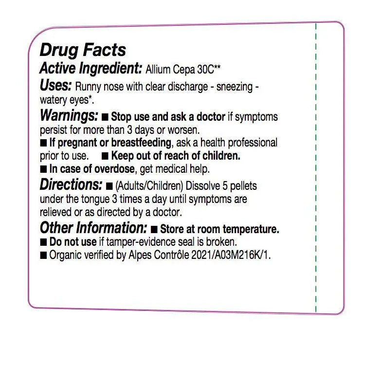 Allium Cepta - Allergy