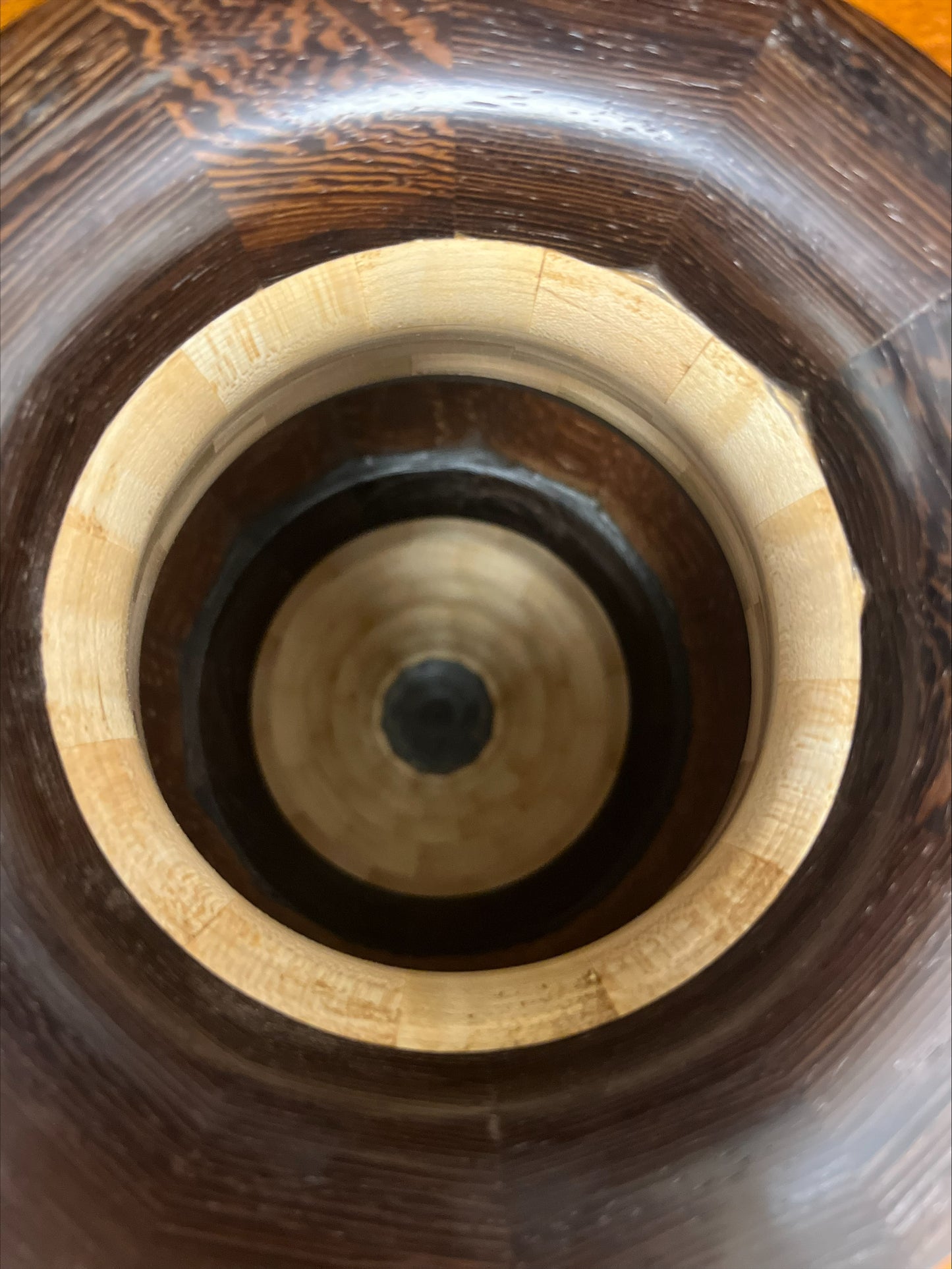 Beautiful Handcrafted - Leopard, Wedge, Maple Wood Vase